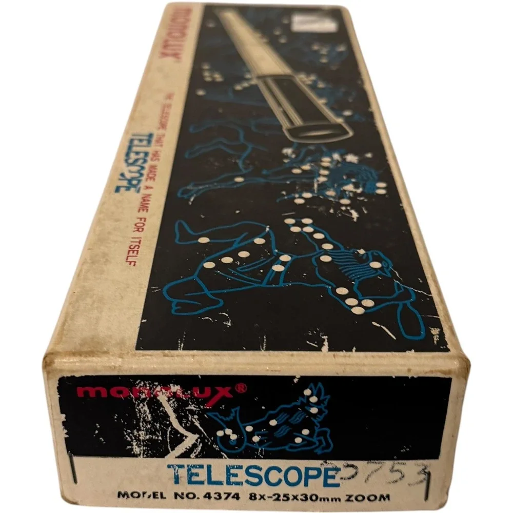 Monolux 4374 Telescope 8x-25x30mm Zoom with Tripod and Case Vintage Japan Good - Picture 4 of 10